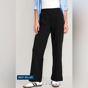 Old navy High-Waisted Dynamic Fleece Wide-Leg Trouser Pants